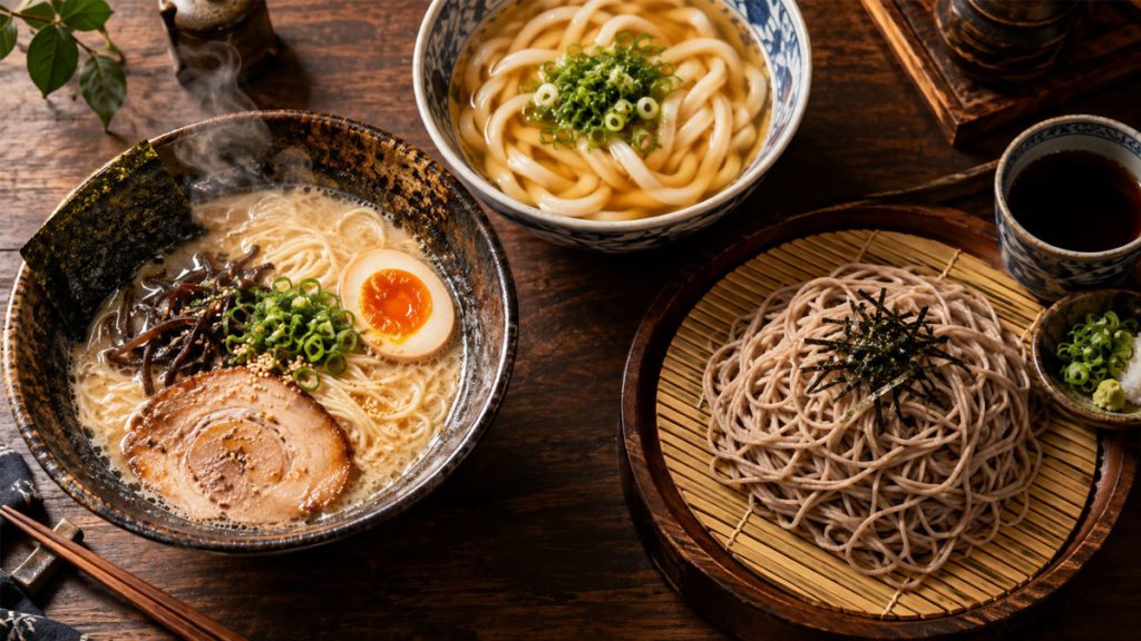 Understanding Japan’s Most Popular Noodles, Ramen, Udon, or Soba